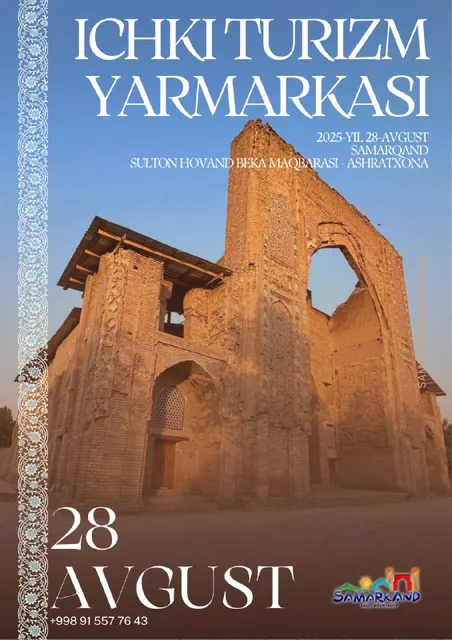 Ishratxonada “Ichki turizm yarmarkasi” eʼlon qilindi, 1
